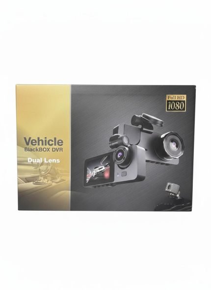 دوربین DVR خودرو Vehicle Blackbox Dual Lens Full HD 1080p